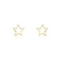 Boucles D'oreilles Puces Alphonsine Etoile De Mer Or Jaune