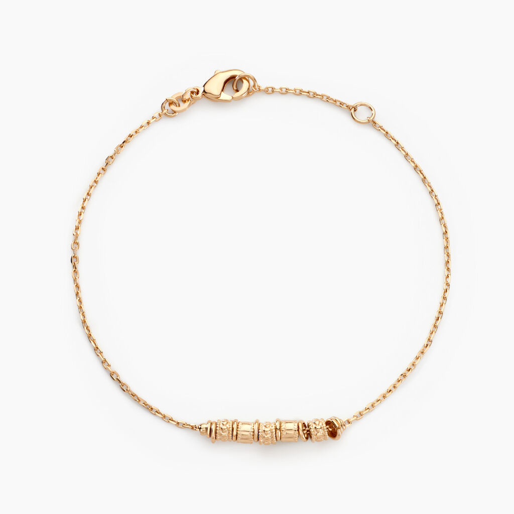 Bracelet Manua Plaqué Or Jaune