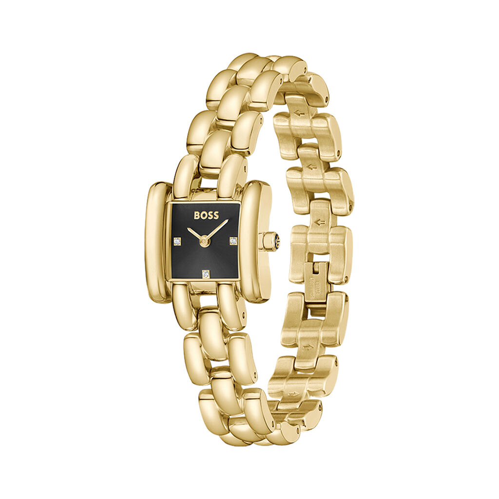 Montre Hugo Boss Violet Noir - Montres Femme | Histoire d&rsquo;Or
