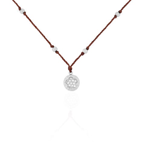 Collier Muguette Argent Blanc Oxyde De Zirconium - Colliers fantaisie Femme | Histoire d’Or
