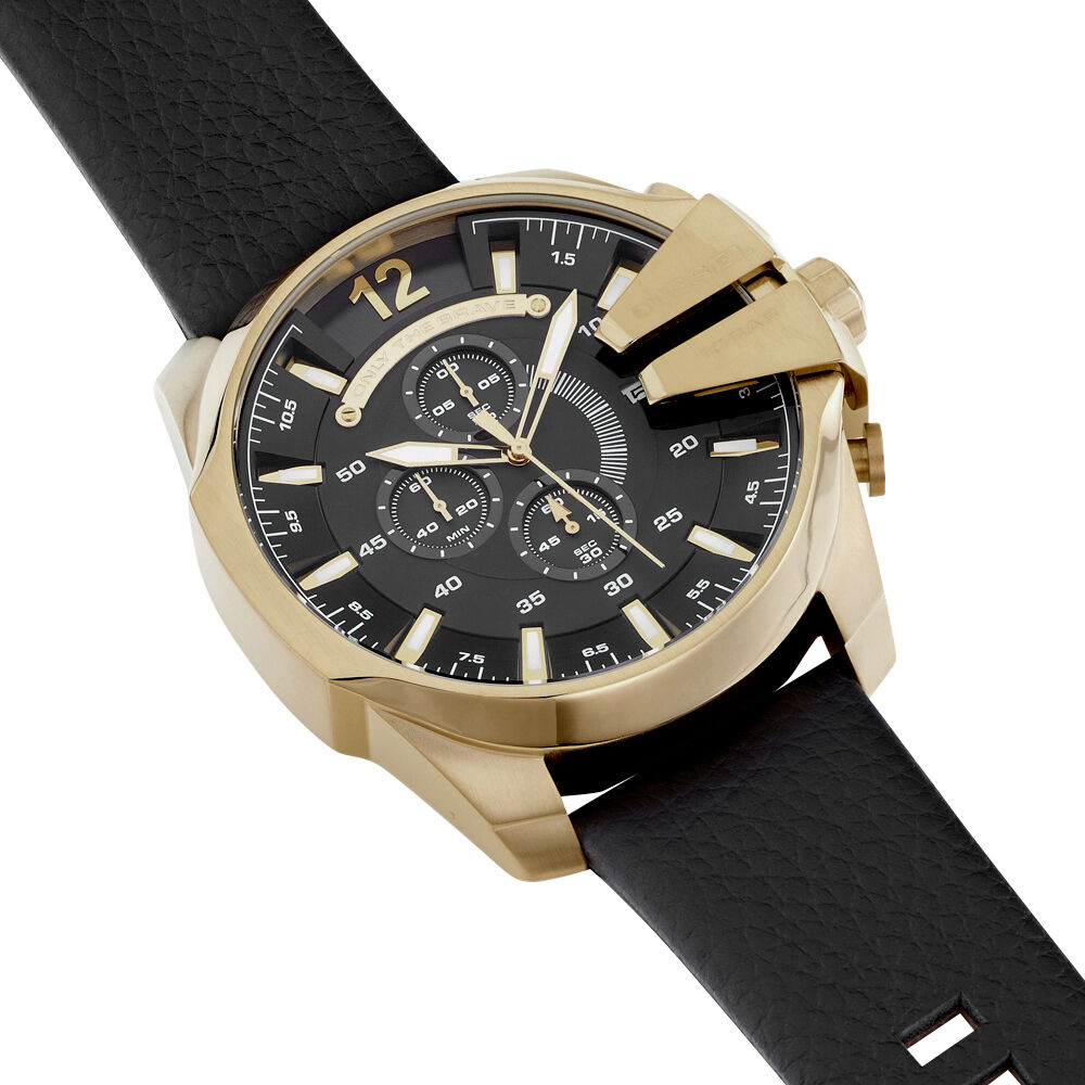 Montres Diesel DZ4344 Acier Boucle Ardillon Jaune Ronde - HIMHJ1N2180 •  Histoire d'Or