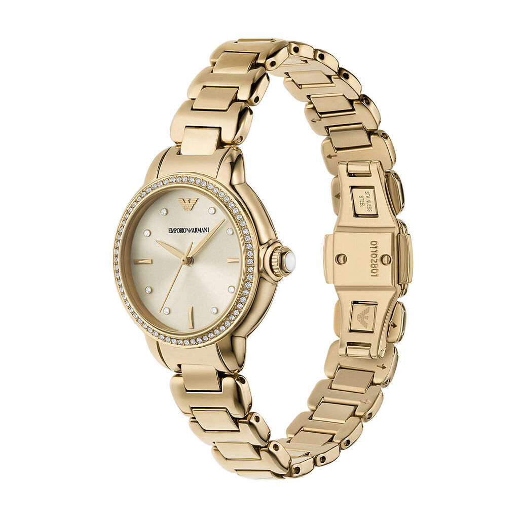 Montre Emporio Armani Doré - Montres Femme | Histoire d’Or