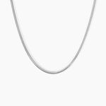 Chaine Nino Argent Blanc - Chaines Homme | Histoire d&rsquo;Or