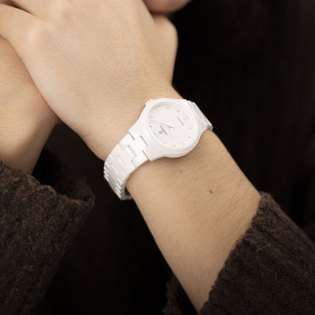 Montre Festina Ceramic 31 Blanc - F&ecirc;te des m&egrave;res Femme | Histoire d&rsquo;Or