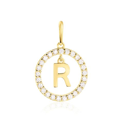 Pendentif Gabe Or Jaune Oxyde De Zirconium - Pendentifs Femme | Histoire d’Or