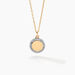Collier Promesse Pour L'eternite Or Jaune Diamant - Cadeaux de naissance Femme | Histoire d’Or