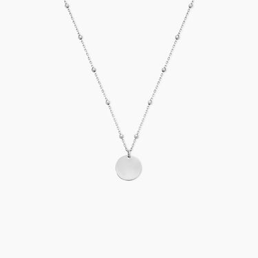 Collier Argent Blanc Mireio