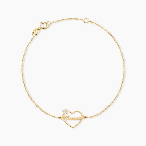 Bracelet Joos Or Jaune - Bracelets Naissance Femme | Histoire d&rsquo;Or