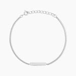 Bracelet Jordana Argent Blanc - Bracelets Femme | Histoire d&rsquo;Or