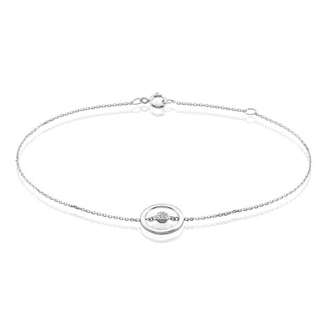 Bracelet Natalane Or Blanc Diamant - Bracelets Femme | Histoire d&rsquo;Or