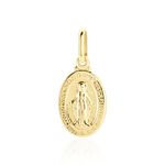 Pendentif Virgee Or Jaune - Pendentifs Communion Femme | Histoire d&rsquo;Or