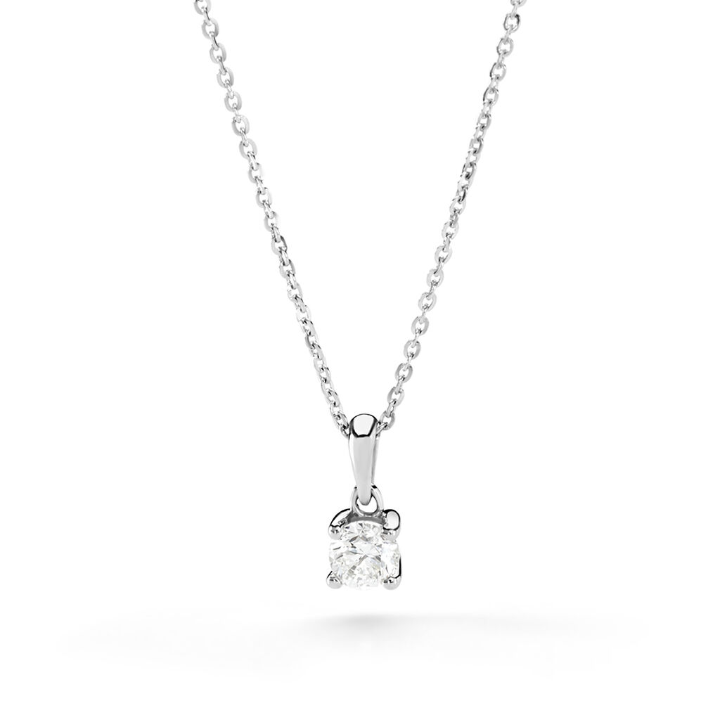 Collier One Platine Blanc Diamant - Colliers Femme | Histoire d&rsquo;Or