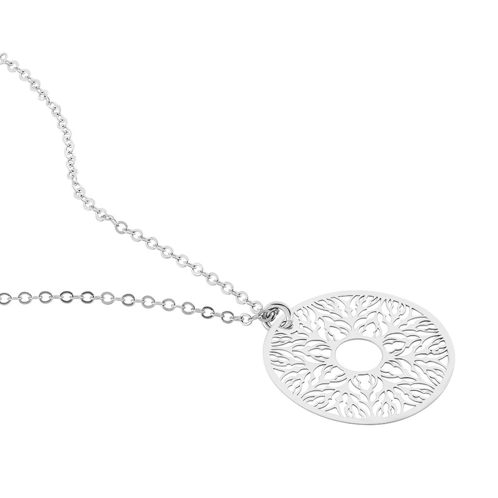 Collier Lauretta Argent Blanc - Colliers fantaisie Femme | Histoire d’Or