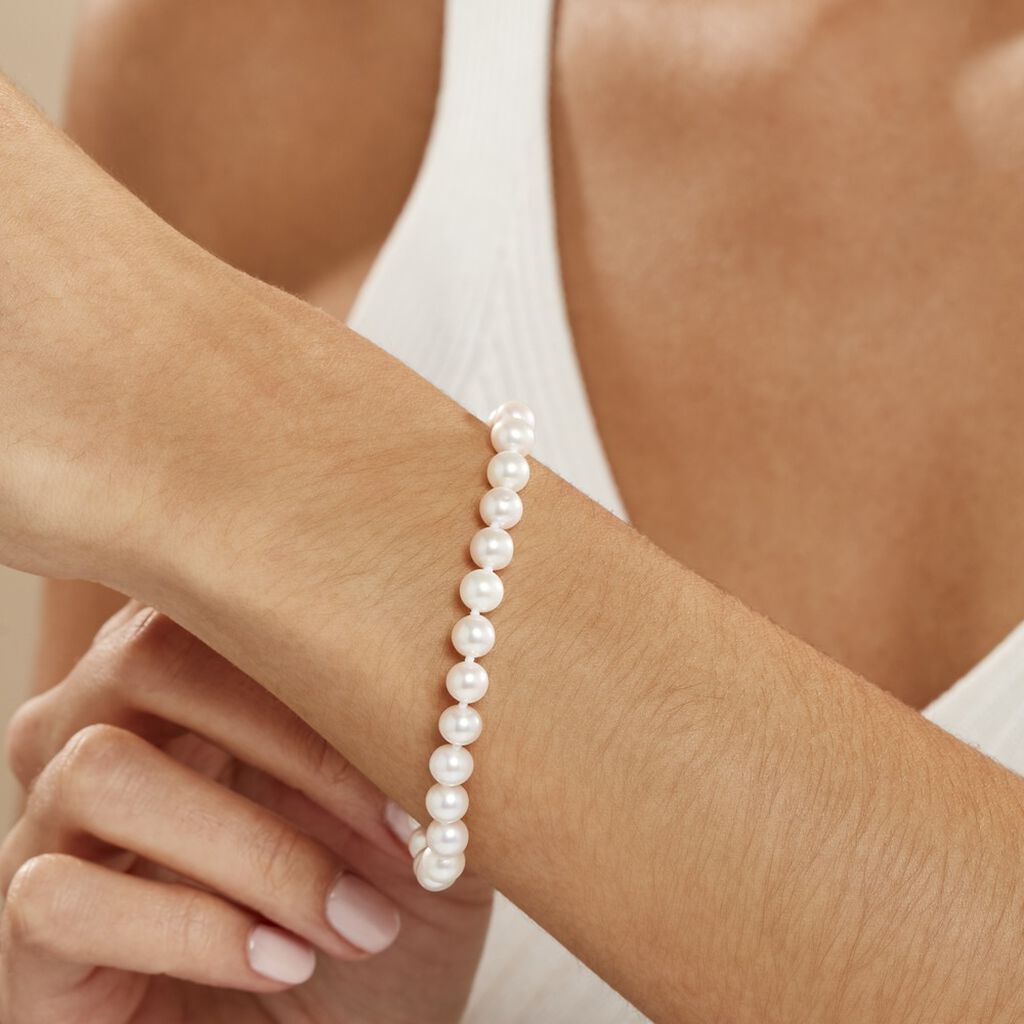 Bracelet Merrane Or Jaune Perle De Culture - Bracelets Femme | Histoire d’Or