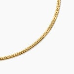 Collier Izel Argent Dor&eacute; A L'Or 750/1000 - Bijoux sans pierre Femme | Histoire d&rsquo;Or
