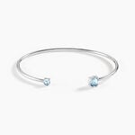 Bracelet Jonc Rio Argent Blanc Oxyde De Zirconium - Bracelets joncs Femme | Histoire d&rsquo;Or