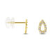 Boucles D'oreilles Puces Or Jaune Oxydes De Zirconium - Clous d'oreilles Femme | Histoire d’Or