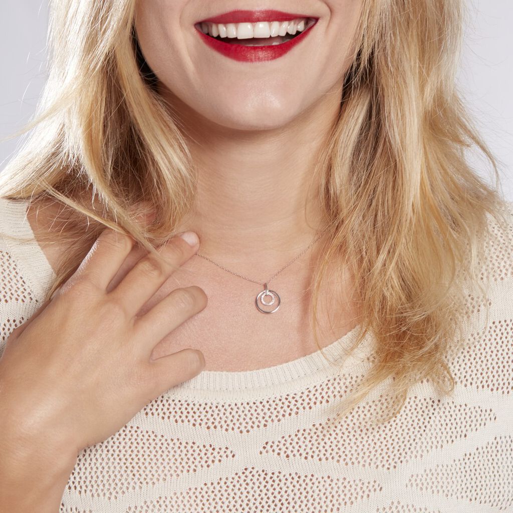Collier Ignaza Or Blanc Diamant - Colliers Femme | Histoire d’Or