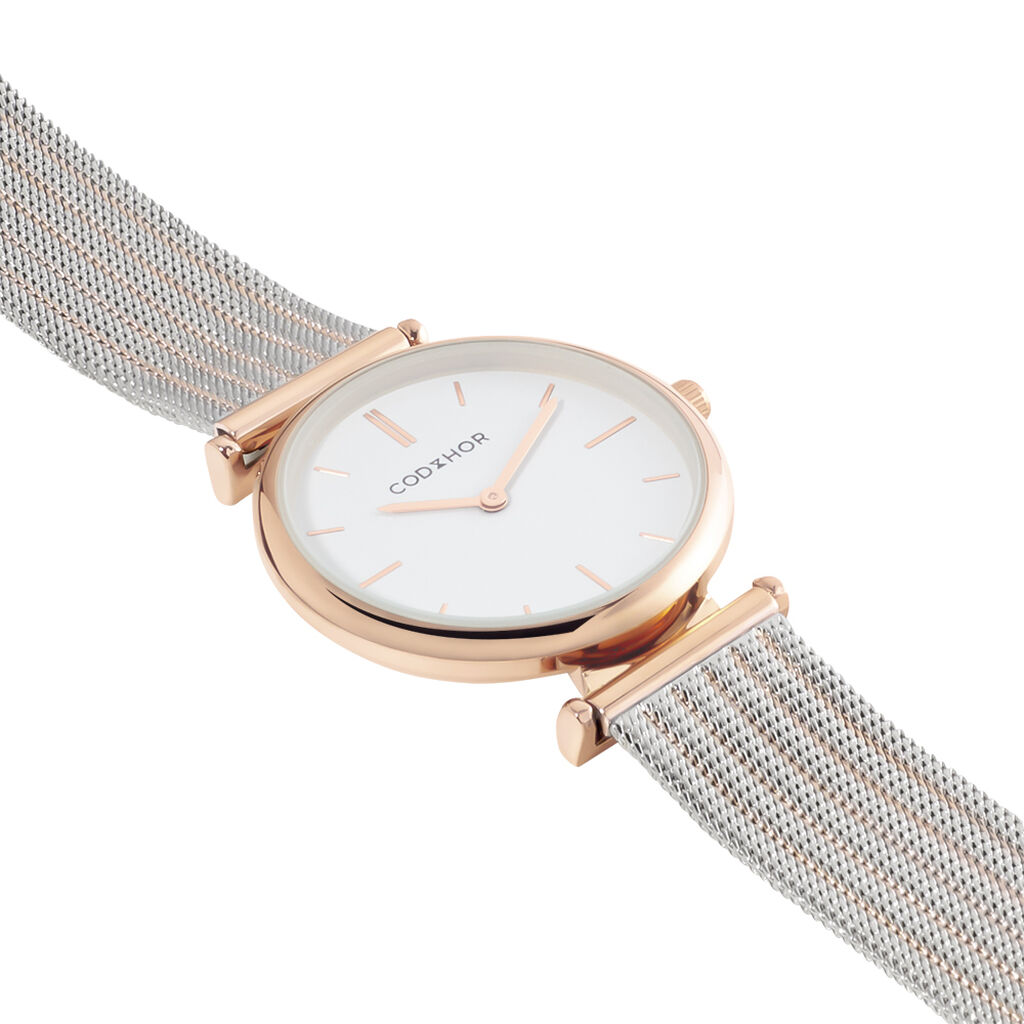 Montre Codhor Nidia Blanc - Montres Femme | Histoire d&rsquo;Or