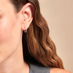 Cr&eacute;oles Servane Argent Blanc Oxyde De Zirconium - Boucles d'oreilles cr&eacute;oles Femme | Histoire d&rsquo;Or