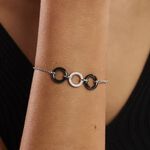 Bracelet Magalie Argent Blanc C&eacute;ramique Et Oxyde De Zirconium - Bracelets Femme | Histoire d&rsquo;Or