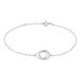 Bracelet Or Blanc Tresha Diamants - Bracelets Femme | Histoire d’Or