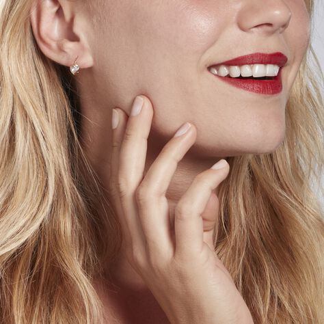 Boucles D'oreilles Pendantes Gredel Or Jaune  Oxyde - Boucles d'Oreilles Coeur Femme | Histoire d’Or