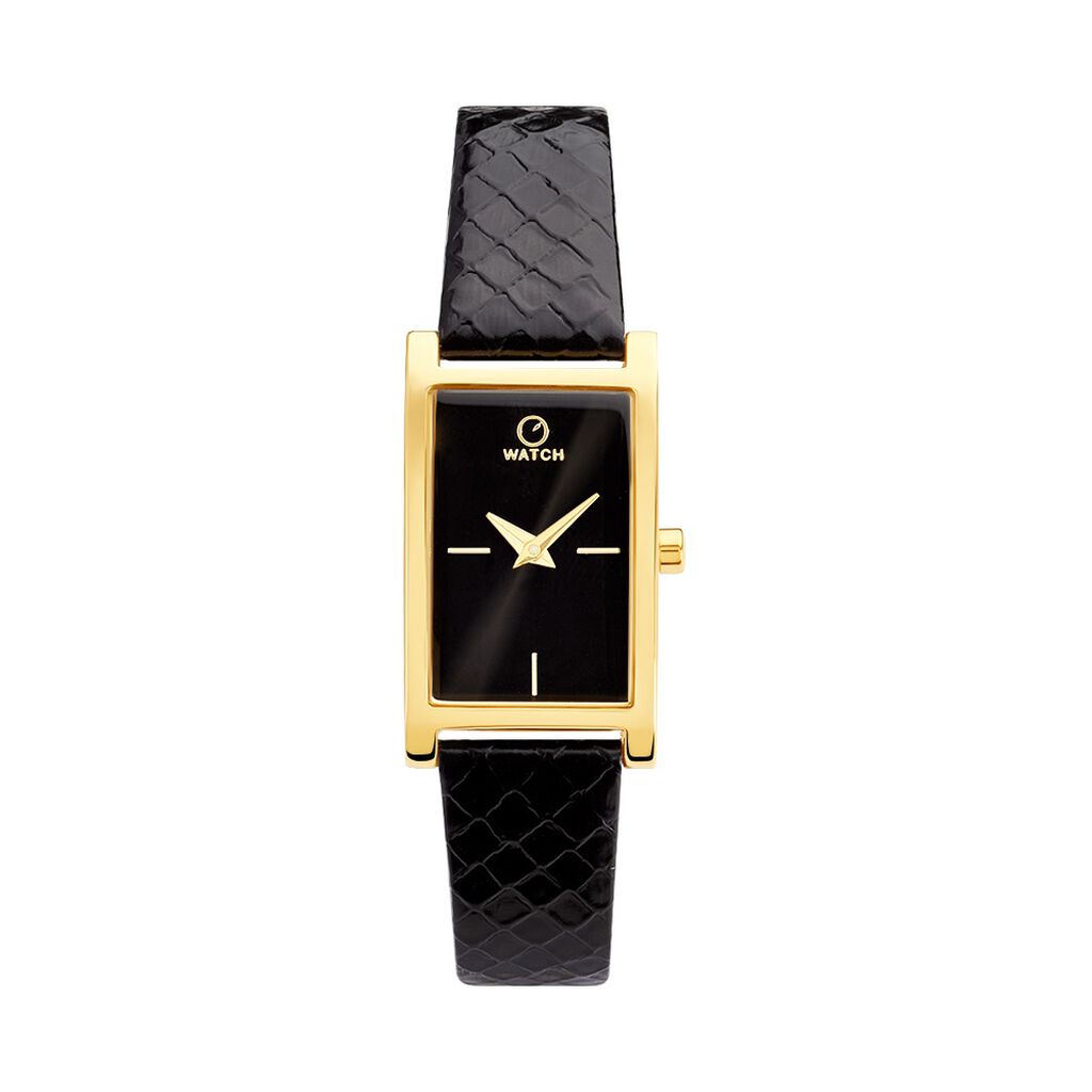 Montre O Watch Oblong Noir