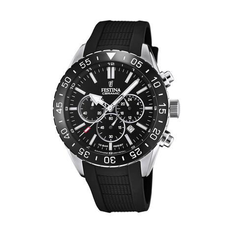 Montre Festina Ceramic Noir - Montres Homme | Histoire d’Or