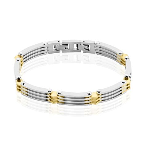 Bracelet Jourdan Rio Acier Bicolore - Bracelets Homme | Histoire d’Or