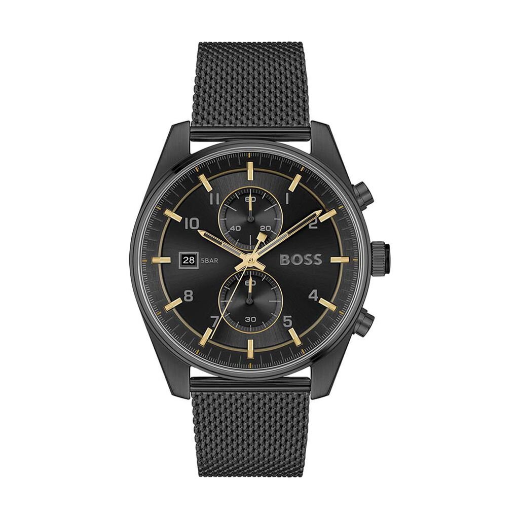 Montre Boss Skytraveller Noir - Montres Homme | Histoire d&rsquo;Or