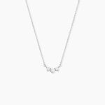 Collier Darlene Argent Blanc Oxyde De Zirconium - Colliers fantaisie Femme | Histoire d&rsquo;Or