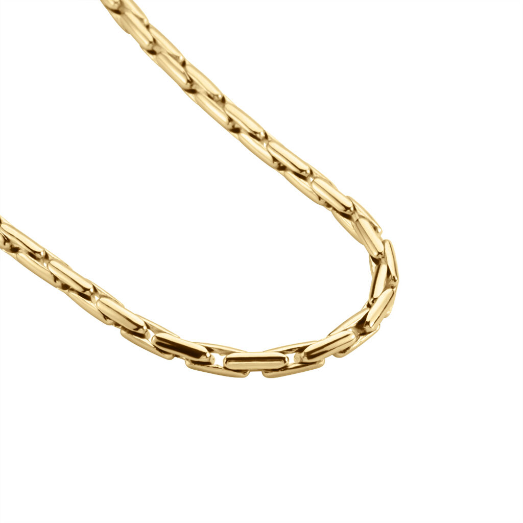 Collier Ernesto Plaqué Or - Chaines Homme | Histoire d’Or