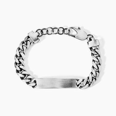 Bracelet Identit&eacute; Esteban Acier Gris