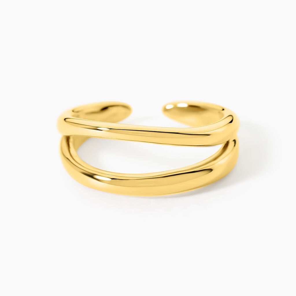Bague Alfreda Acier Jaune - Bagues fantaisie Femme | Histoire d&rsquo;Or