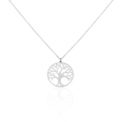 Collier Sautoir Philana Argent Blanc - Colliers fantaisie Femme | Histoire d’Or