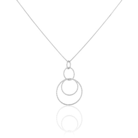 Collier Flaura Argent Blanc - Colliers fantaisie Femme | Histoire d&rsquo;Or