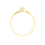 Bague Solitaire Victoria Or Jaune Diamant - Bagues solitaires Femme | Histoire d&rsquo;Or