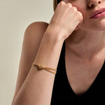 Bracelet Darisa Argent Dor&eacute; A L'Or 750/1000 - Bijoux sans pierre Femme | Histoire d&rsquo;Or