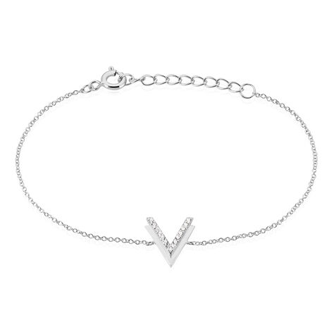 Bracelet Nollia Argent Blanc Oxyde De Zirconium - Bracelets Femme | Histoire d’Or