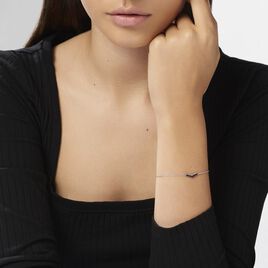 Bracelet Irina Argent Blanc Oxyde De Zirconium - Bracelets fantaisie Femme | Histoire d’Or