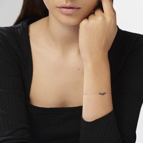 Bracelet Irina Argent Blanc Oxyde De Zirconium - Bracelets Femme | Histoire d’Or