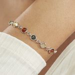 Bracelet Argent Blanc Rosalie Ambres - Bracelets Femme | Histoire d&rsquo;Or