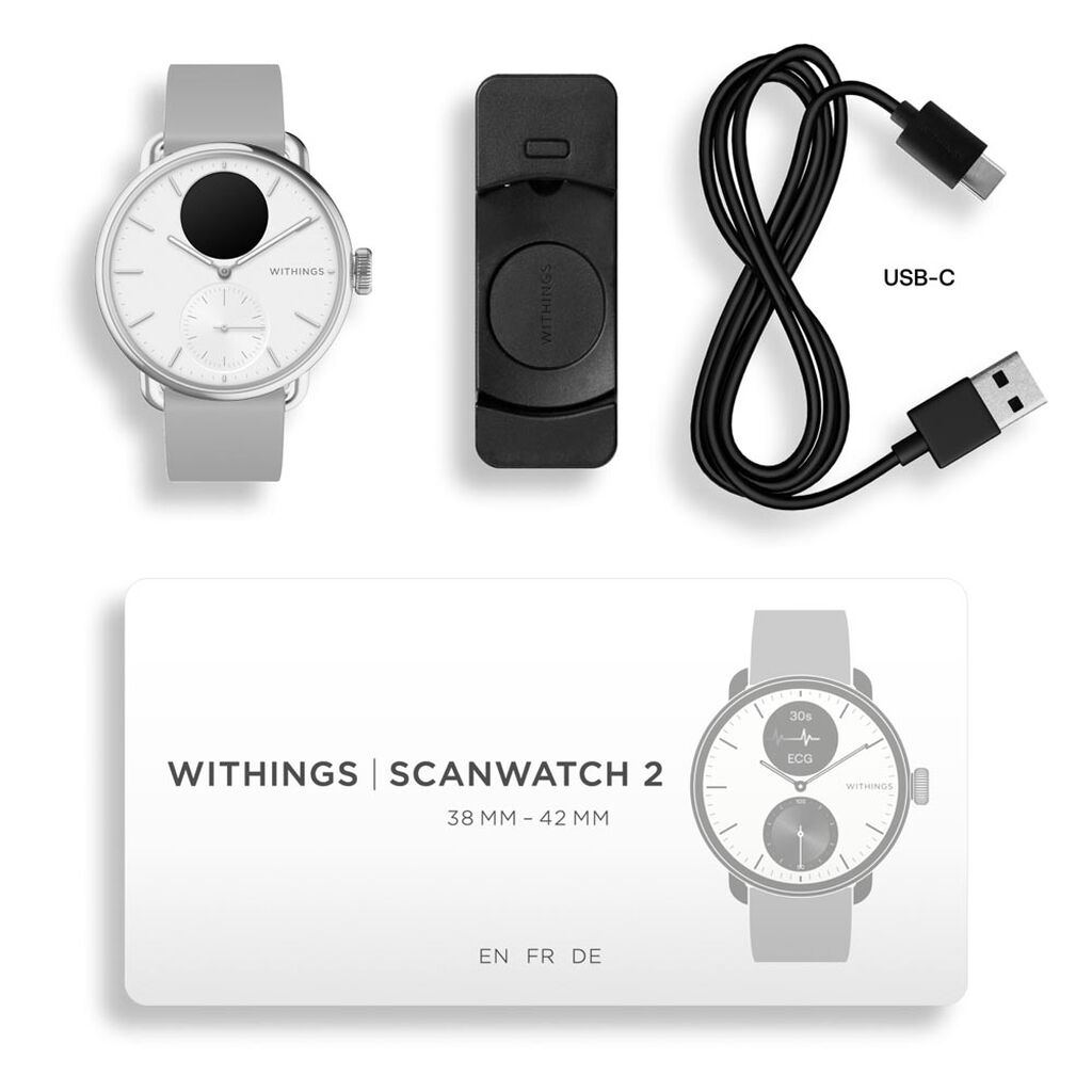 Montre Connect&eacute;e Withings Scanwatch 2 - Montres connect&eacute;es Femme | Histoire d&rsquo;Or