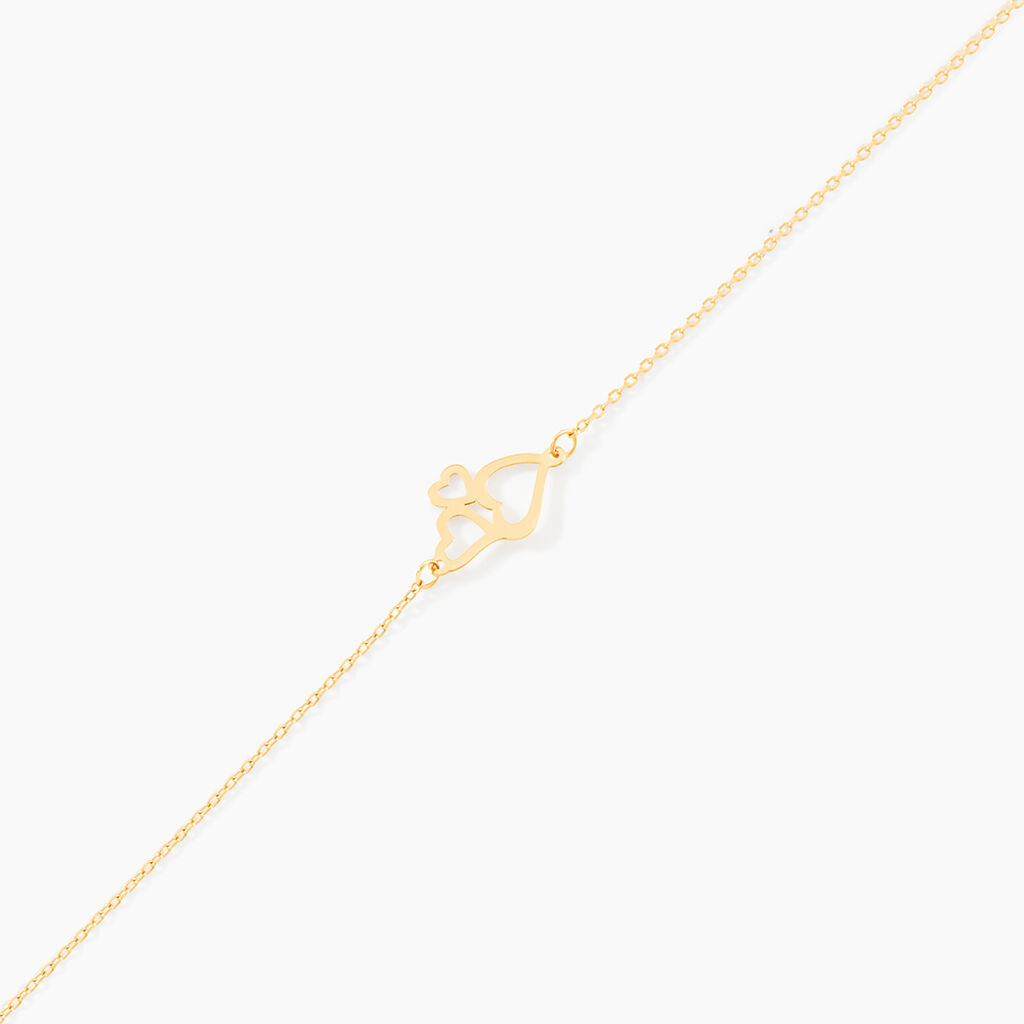 Bracelet Corazones Or Jaune - Nouveautés Femme | Histoire d’Or