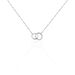 Collier Isabel Argent Blanc Oxyde De Zirconium - Colliers fantaisie Femme | Histoire d’Or