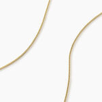 Cha&icirc;ne Ixia Maille Gourmette Diamantee Or Jaune - Chaines Famille | Histoire d&rsquo;Or