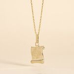 Pendentif Lamie Zodiaque Parchemin Or Jaune - Pendentifs Zodiaque Famille | Histoire d&rsquo;Or