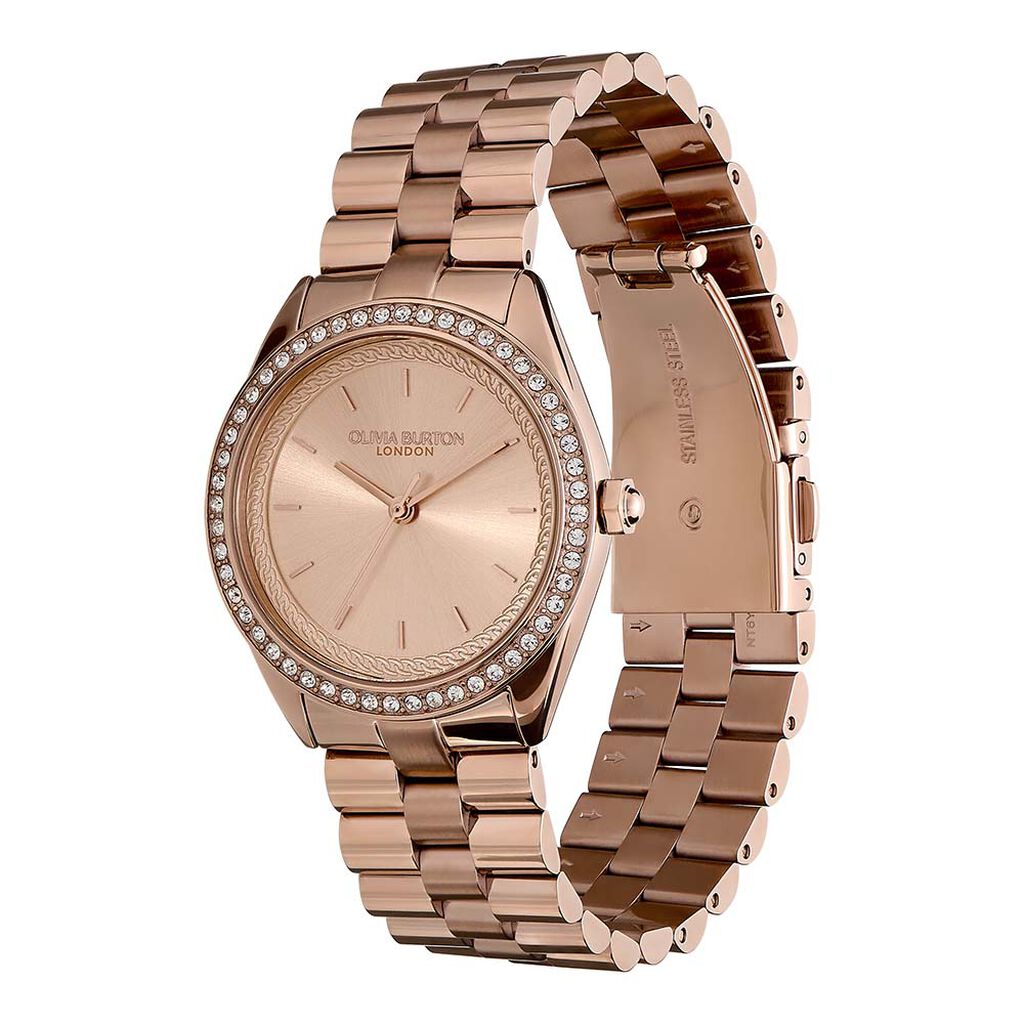 Montre Olivia Burton Bejewelled Rose - Montres Femme | Histoire d’Or