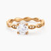 Bague Plaqué Or Kurt Oxydes De Zirconium - Bagues solitaires Femme | Histoire d’Or